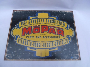 Chrysler Mopar Advertising Sign